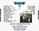 [Back of '3 Scoops of Van Halen, 1 Scoop of Roth']