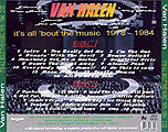 [Back of 'It's All 'Bout The Music 1978-1984']