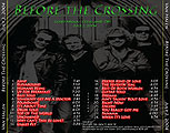 [Back of 'Before the Crossing']