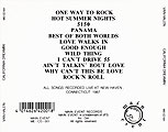 [Back of 'California Dreamin'']