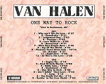 [Back of 'One Way To Rock']