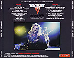 [Back of 'Osaka 1979 2nd Night']