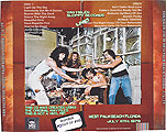 [Back of 'Sloppy Seconds Live!']